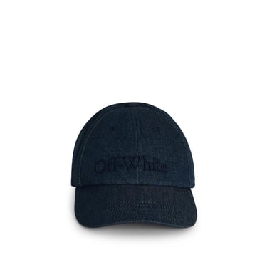 Off-White Blue Denim Cap Woman