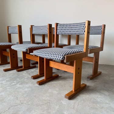 1970s Mid-Century Modern Dining Chairs by Paul H. Poulsen for Gangso Møbler – Set of Six 