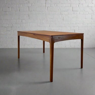 Bordum & Nielsen Danish Teak Draw Leaf Dining Table - #A1635 - Designed by Peter Bordum  & O.A. Nielsen