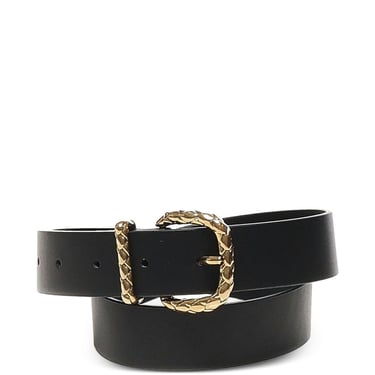 Bottega Veneta Women Coassiale Leather Belt
