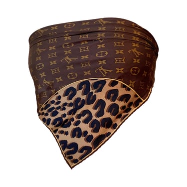 Louis Vuitton Cheetah Monogram Scarf