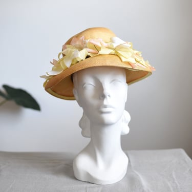 1960s Floral Sunhat 