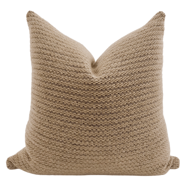 Bold Brown Jumper Pillow Cover