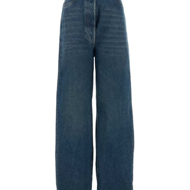 Prada Women Denim Wide-Leg Jeans