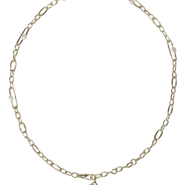 Kendra Scott - Gold Chain "Lindsay" Necklace w/ Faux Pearls