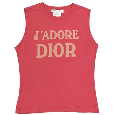 Dior J’adore Pink Logo Tank
