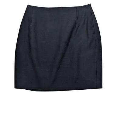 Versace - Black Wool Mini Skirt Sz 2