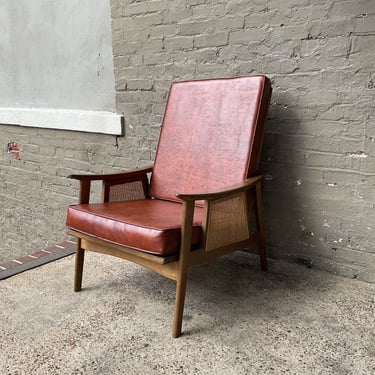 MCM Chair, Rust Vinyl