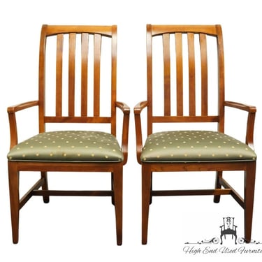 Set of 2 ETHAN ALLEN American Impressions Collection Dining Arm Chairs 24-6401 - 224 Finish 