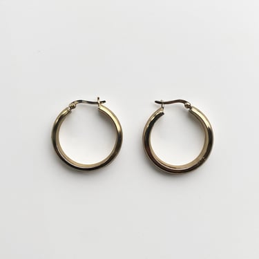 14 Gold Plated Hoop Earrings