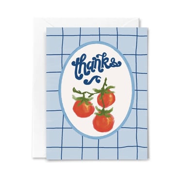 Tomato Thanks Greeting Card