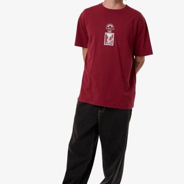 Thrills Walks of Life Merch Fit Tee - Cabernet