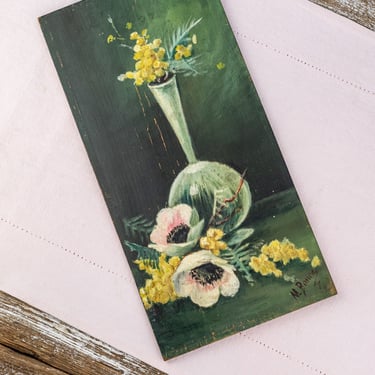 Antique French Floral Painting