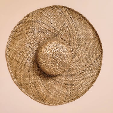 Swasti Wide Round Palm Straw Hat
