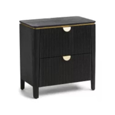 Modern 2-Drawer Nightstand