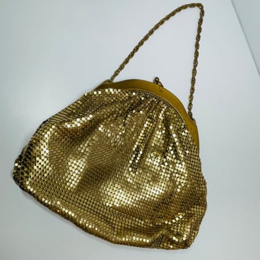 Whiting and Davis Gold Mesh Purse