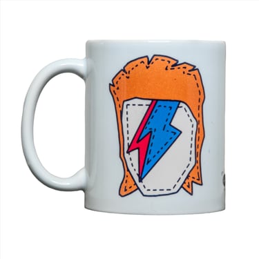 The Icon Series Diner Mugs | Coffee Cup | Hand printed original artwork mugs | Bowie 