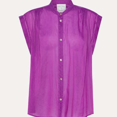 Voile Short Sleeve Top
