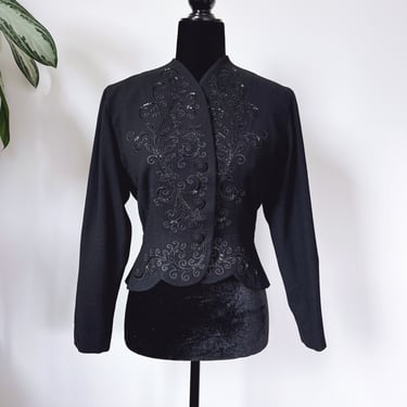 Vintage 1940s Beaded Women’s Evening Jacket 