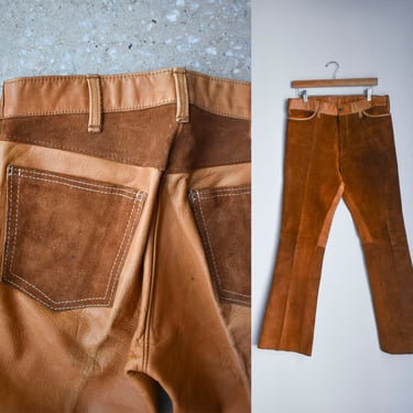 1970s Brown Suede Pants 
