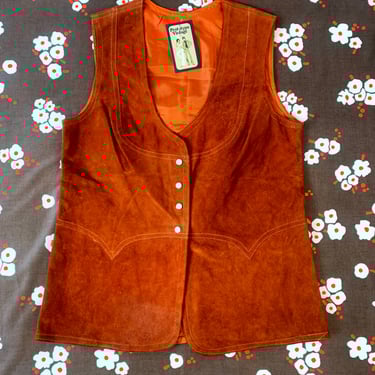 Copper Suede Vest