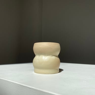 handmade porcelain ceramic contour vessel 