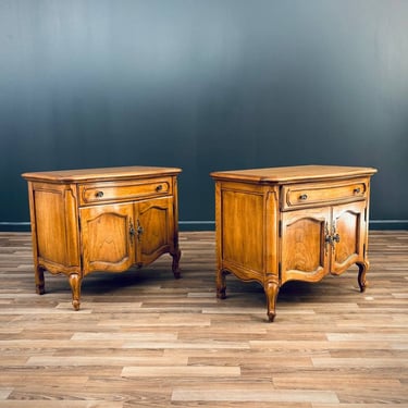 Pair of French Provincial Style Night Stands, c.1960’s 