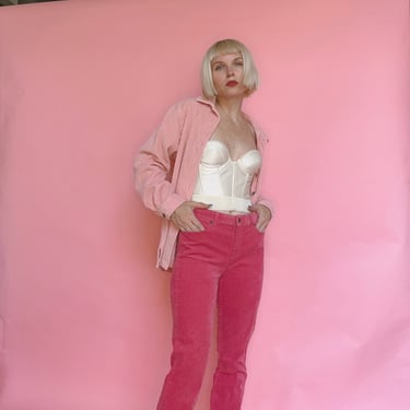 VTG Y2K Pink Stretch Cords 