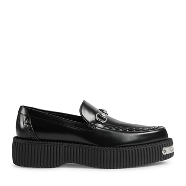 Gucci Men Gucci Horsebit Men`S Creeper Moccasin