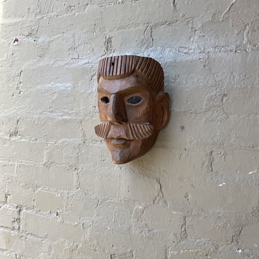 Carved Gentleman Mask