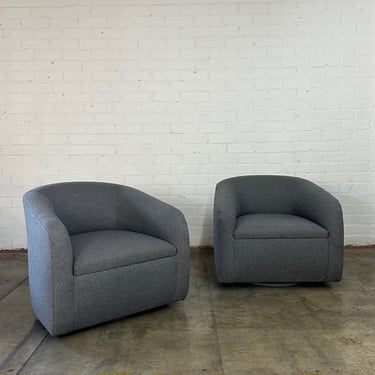 Barrel chairs in Wool - sold separately 