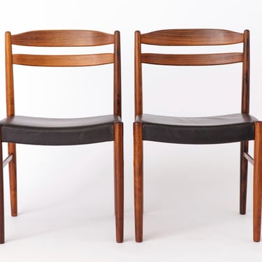 2 vintage dining chairs 1960s, by Albert Johansson & Söner, Hyssna, Sweden 