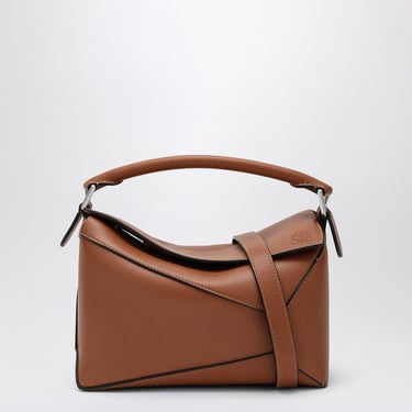 Loewe Light Brown Small Puzzle Bag Women