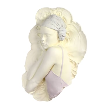 Marc Sijan “Hand on Chin” Realist 3-Dimensional Sculpture Woman Sleeping 