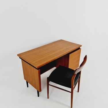 Vintage German classic desk in Teak , 1950s 