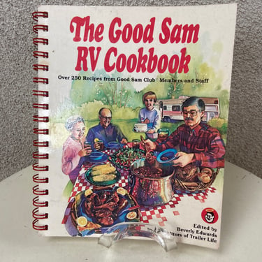 Vintage 1987 paperback The Good Sam RV Cookbook by Members Staff of Good Sam Club 