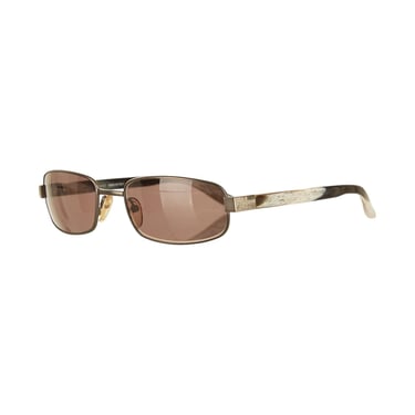 Gucci Grey Logo Micro Sunglasses