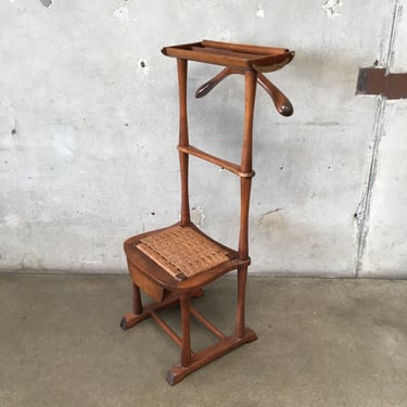 Vintage Mid Century Modern SPQR Men's Valet Chair Made in Italy