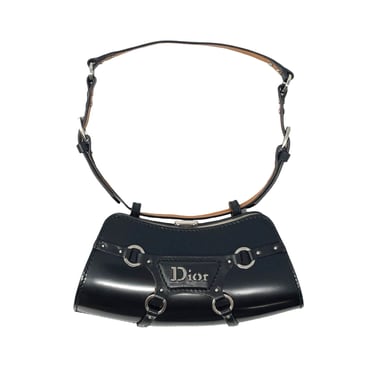 Dior Black Bondage Mini 2way Bag