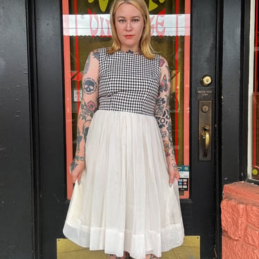 50s gingham dress