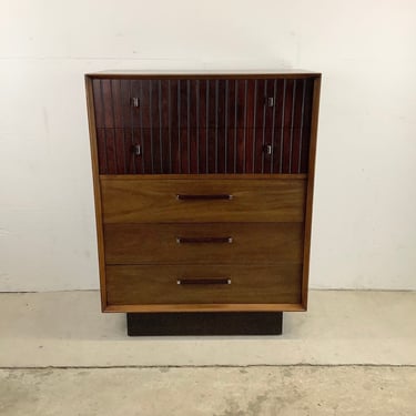 Mid-Century Modern Lane Furniture Highboy Dresser 