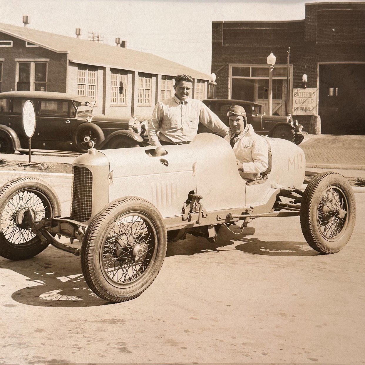 Early 1900s Race Car Photograph in Front of | Mad Van Antiques - St ...