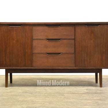 Walnut and Formica Credenza 