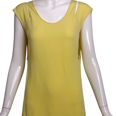 ALEXANDER WANG- 2013 NWT Yellow Crepe Blouse, Size 2