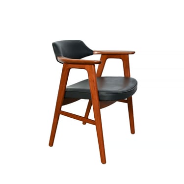 Erik Kirkegaard Teak Arm Chair Desk Chair Danish Modern 