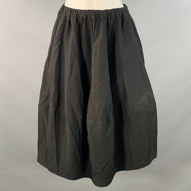 COMME des GARCONS Size XS Black Polyester Elastic Waistband Skirt