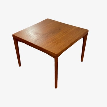 Teak End Table<br />Designed by Vejle<br />Teak<br />L 27 x W 27 H 20