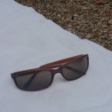 Vintage y2k sunglasses / vintage y2k sunglasses / brown y2k sunglasses / thin brown sunglasses / vintage thin sunglasses 