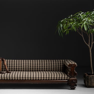 Country Sofa in Pierre Frey Houndstooth Wool