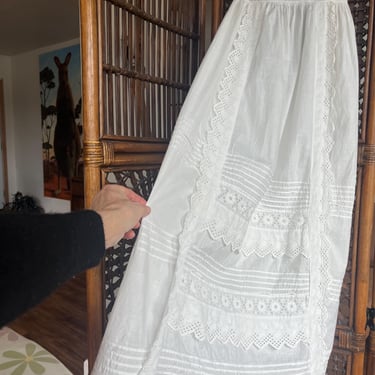 Vintage Cotton Baptism Gown 